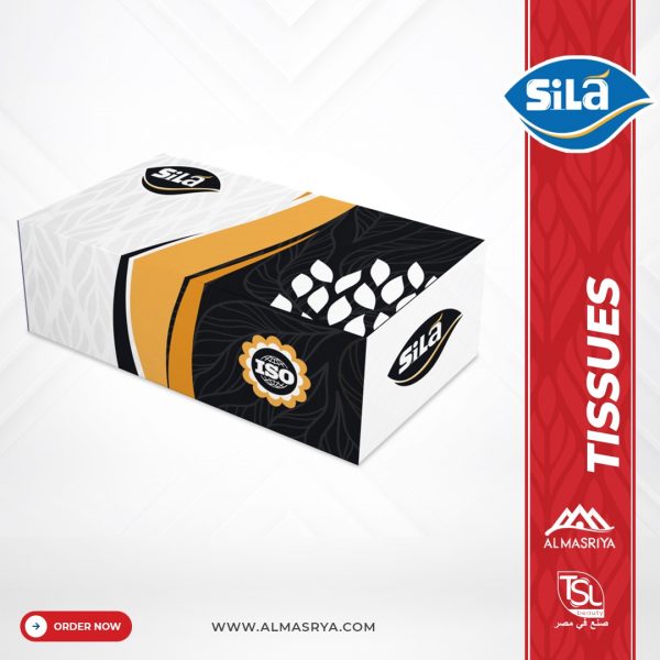 Sila tissue boxes of 100 tissues