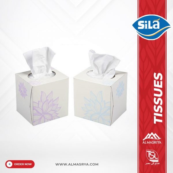 Sila tissue boxes, 75 tissues